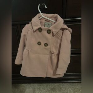 Adorable Pink Kids Pea Coat
